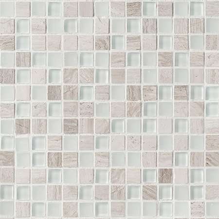 Мозаика Colori Viva Mallorca CV10126, цвет белый, поверхность матовая, квадрат, 305x305