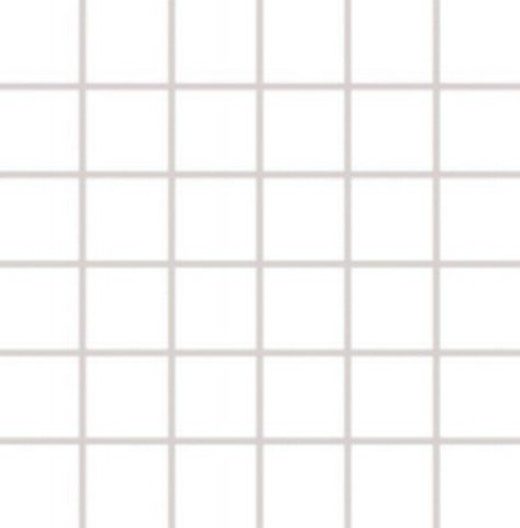 Мозаика Rako Up WDM05000, цвет белый, поверхность глянцевая, квадрат, 300x300