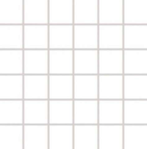 Мозаика Rako Up WDM05000, цвет белый, поверхность глянцевая, квадрат, 300x300