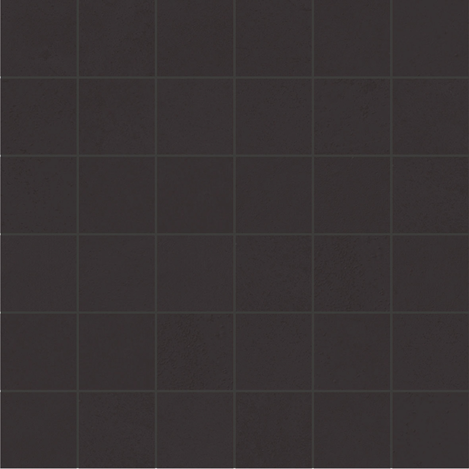 Мозаика Aparici Studio Anthracite Nat Mos 5X5, цвет чёрный, поверхность матовая, квадрат, 298x298