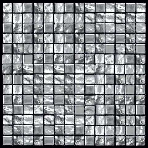 Мозаика Natural Mosaic Crystal BSU-22-20 (BSUA-102-20) (Стекло), цвет серый, поверхность глянцевая, квадрат, 298x298