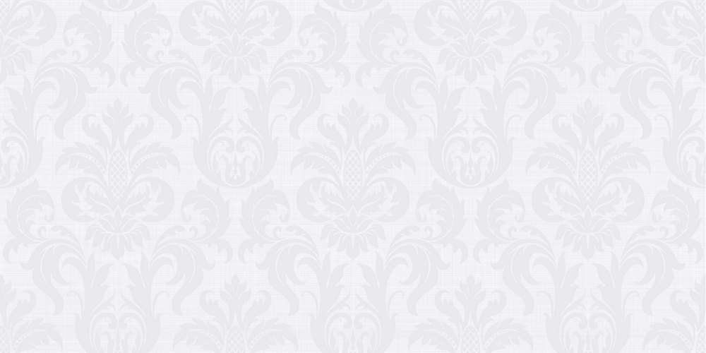 Керамическая плитка Piastrella Дамаск Барокко Люкс Светлая, цвет белый, поверхность матовая, прямоугольник, 250x500