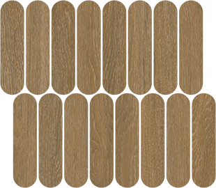 Мозаика Vives Oslo Mosaico Toyen, цвет коричневый, поверхность матовая, прямоугольник, 270x310