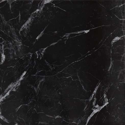 Керамическая плитка Mapisa Classic Marquina Negro, цвет чёрный, поверхность глянцевая, квадрат, 336x336