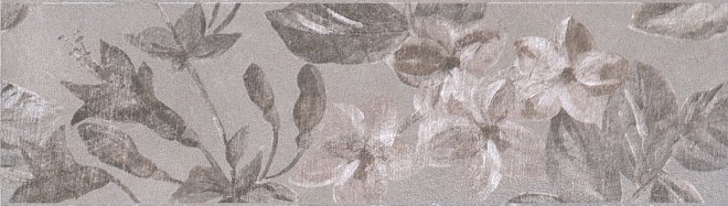 Бордюры Kerama Marazzi Бордюр Александрия серый 8269\5, цвет серый, поверхность матовая, прямоугольник, 57x200