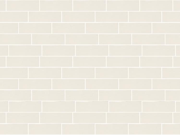 Керамическая плитка Ornamenta Pick’n Brick Bianco Glossy PB0515BG, цвет белый, поверхность глянцевая, под кирпич, 50x150