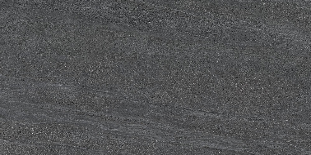 Керамогранит Ergon Elegance Pro Anthracite Naturale EJZ9, цвет чёрный, поверхность натуральная, прямоугольник, 450x900