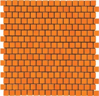 Мозаика Imola MK.Shades 30O, цвет оранжевый, поверхность глянцевая, квадрат, 300x300