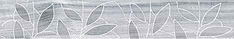Бордюры Laparet Bona бордюр серый 66-03-06-1344, цвет серый, поверхность глянцевая, прямоугольник, 62x400