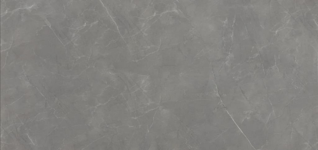 Широкоформатный керамогранит Kutahya Royal Pulpis Dark Grey, цвет серый тёмный, поверхность полированная, прямоугольник, 1200x2400
