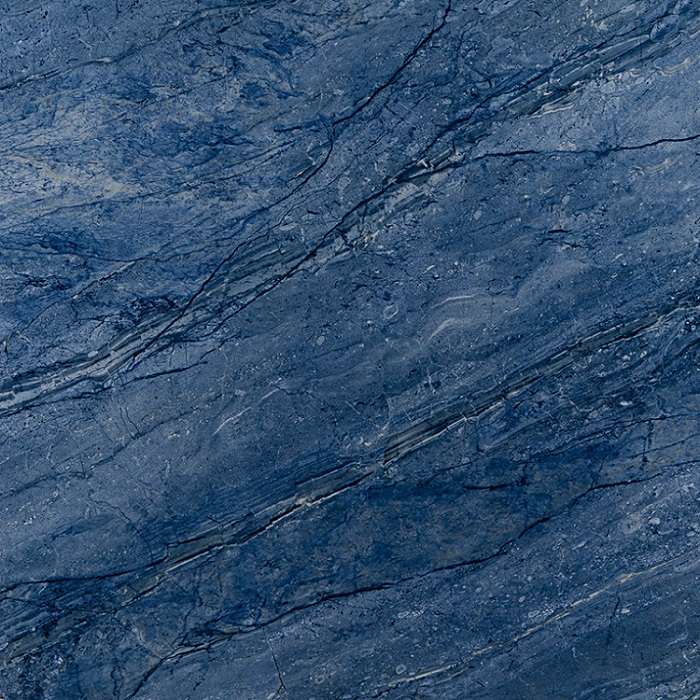 Широкоформатный керамогранит Prissmacer Porcesshine Milos Blue, цвет синий, поверхность глянцевая полированная, квадрат, 1200x1200