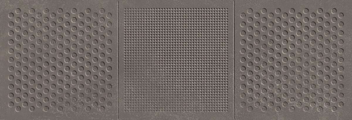 Декоративные элементы Argenta Gravity Lancer Iron, цвет серый, поверхность матовая, прямоугольник, 200x600