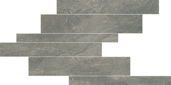 Декоративные элементы Rex Ardoise Plombe Modulo List. Sfalsato 739365, цвет серый, поверхность матовая, под кирпич, 210x400