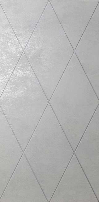 Декоративные элементы Petracers Ad Maiora Rhombus Platino Perla, цвет серый, поверхность матовая, прямоугольник, 500x1000