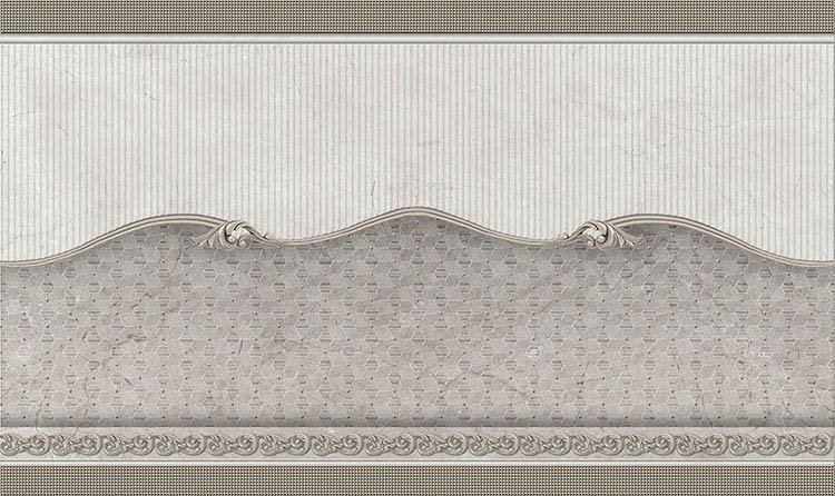 Бордюры El Molino Venecia Plata-Gris Zocalo, цвет серый, поверхность матовая, прямоугольник, 150x250