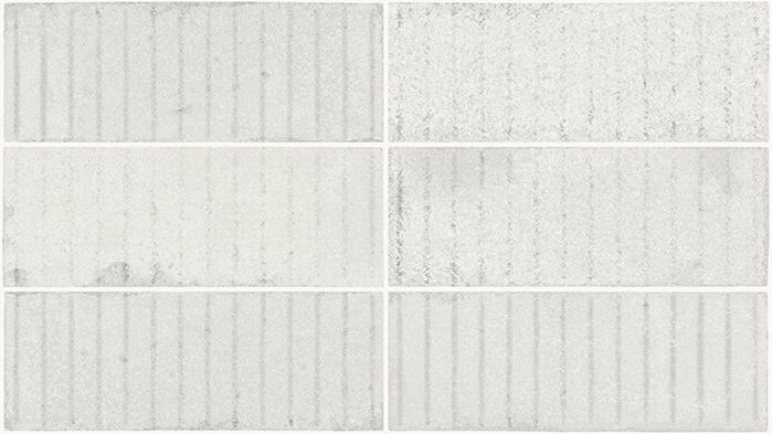 Декоративные элементы Porcelanosa Vetri Deco White 100314104, цвет белый, поверхность глянцевая, под кирпич, 333x592