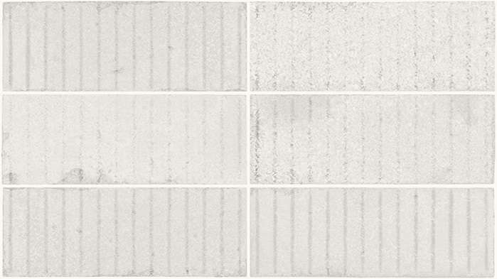 Декоративные элементы Porcelanosa Vetri Deco White 100314104, цвет белый, поверхность глянцевая, под кирпич, 333x592