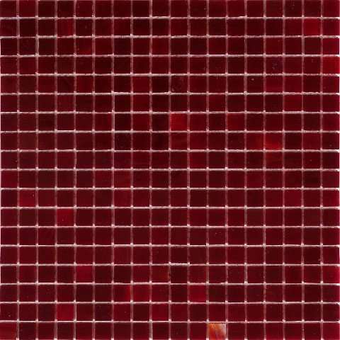 Мозаика Alma Mosaic Smalto SM05, цвет бордовый, поверхность глянцевая, квадрат, 150x150