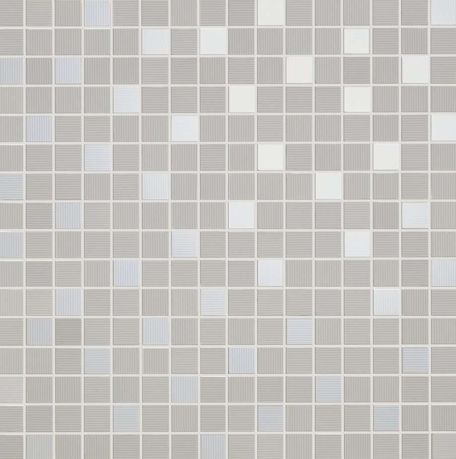 Мозаика Love Tiles Mosaic Acqua Grigio, цвет серый, поверхность глянцевая, квадрат, 350x350
