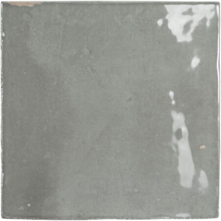 Керамическая плитка Wow Mestizaje Zellige Grey 111343, цвет серый, поверхность глянцевая, квадрат, 125x125