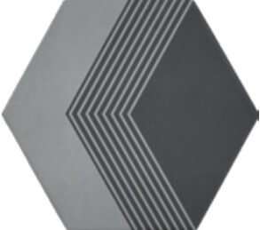 Керамогранит Heralgi Oslo Kano Black, цвет чёрный, поверхность матовая, прямоугольник, 173x200