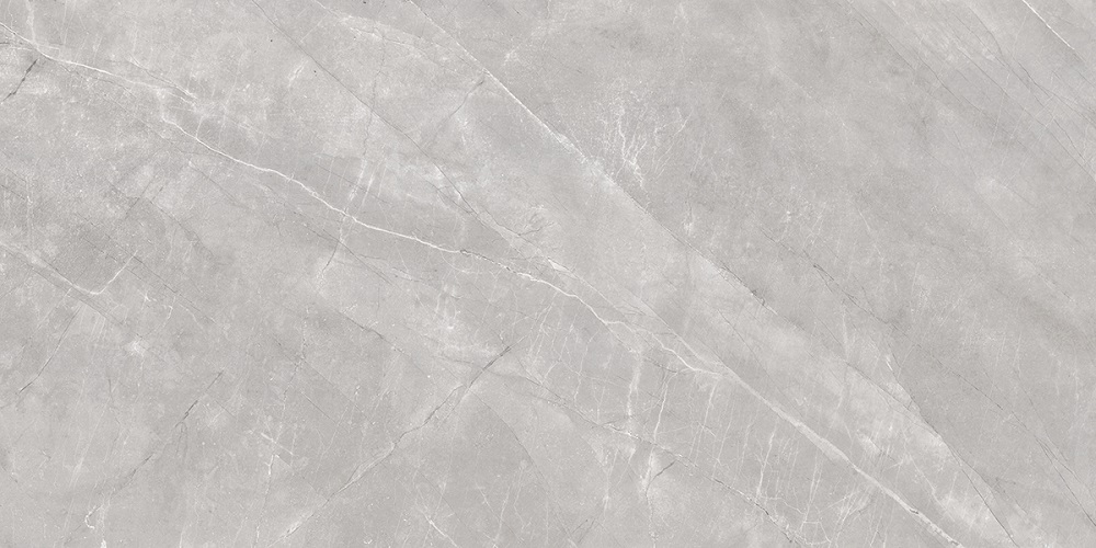 Керамогранит Realistik Nature Pulpis Light Grey, цвет серый, поверхность полированная, прямоугольник, 600x1200