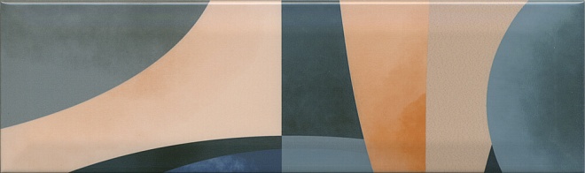 Декоративные элементы Kerama Marazzi Закат Os\A06\9010, цвет разноцветный, поверхность глянцевая, прямоугольник, 85x285