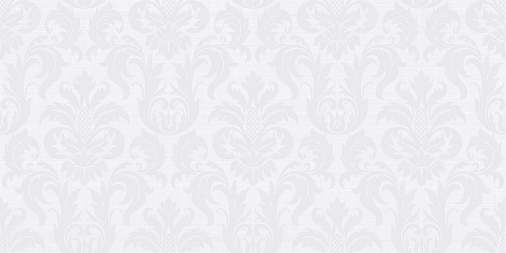 Керамическая плитка Piastrella Дамаск Ротонда Люкс Светлая, цвет белый, поверхность матовая, прямоугольник, 250x500