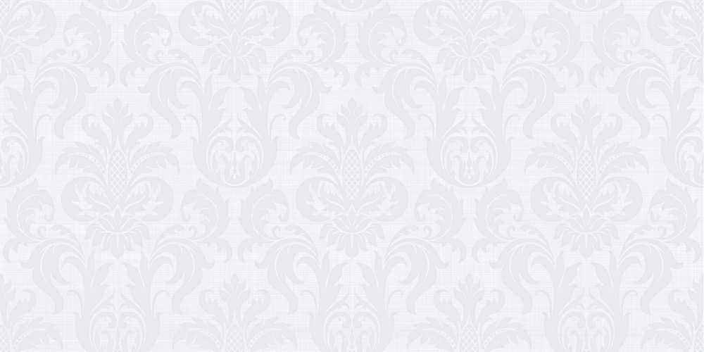 Керамическая плитка Piastrella Дамаск Ротонда Люкс Светлая, цвет белый, поверхность матовая, прямоугольник, 250x500