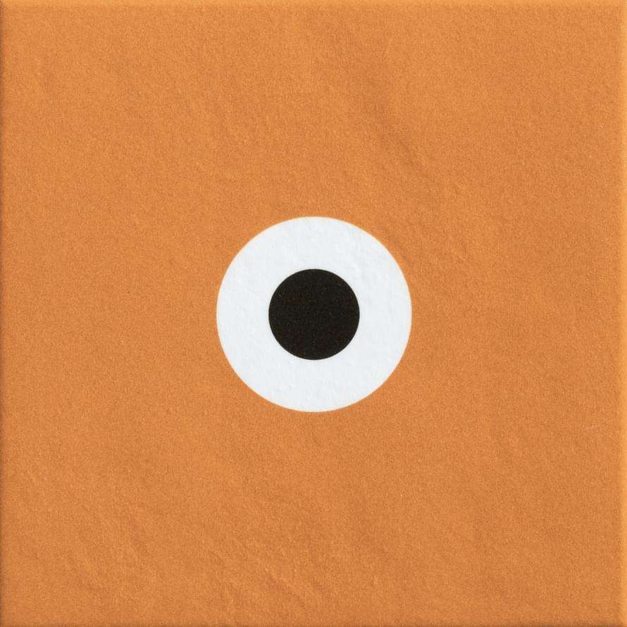 Декоративные элементы Mutina Margherita Point Ndm35, цвет оранжевый, поверхность матовая, квадрат, 205x205