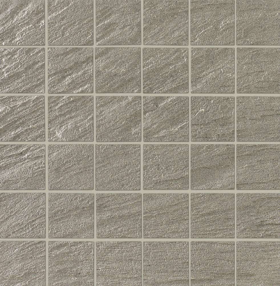 Мозаика Terratinta Archgres Light Grey Mos. TTAR04M5SL, цвет серый, поверхность структурированная, квадрат, 300x300