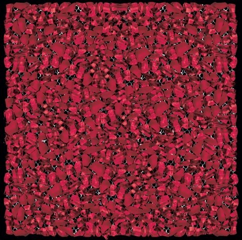 Мозаика Natural Mosaic GEM-07 (Стекло), цвет красный, поверхность глянцевая, квадрат, 300x300