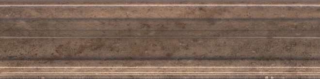 Бордюры Kerama Marazzi Бордюр Багет Формиелло беж темный BLB016, цвет коричневый, поверхность глянцевая, прямоугольник, 57x200