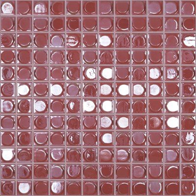 Мозаика Vidrepur Aura Soft Red, цвет красный, поверхность глянцевая, квадрат, 317x317