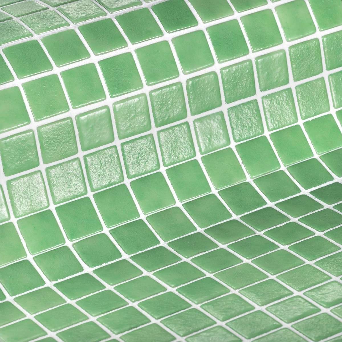 Мозаика Ezarri Safe-Steps 2507 - А, цвет зелёный, поверхность матовая, прямоугольник, 313x495