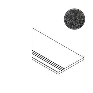 Спецэлементы Italon Room Black Bordo Grip SX 620090000681, цвет чёрный, поверхность матовая, прямоугольник, 300x600