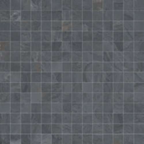 Мозаика Iris Liquid Stone Black Mosaico 868454, цвет чёрный, поверхность натуральная, квадрат, 300x300