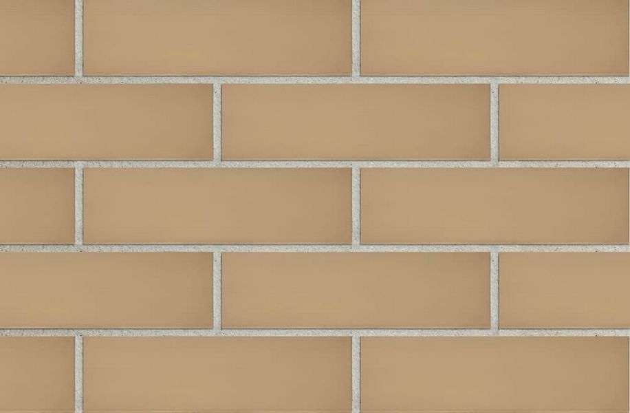 Клинкер  Brick 28 Beige, цвет бежевый, поверхность матовая, прямоугольник, 84x283