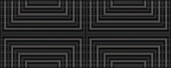 Декоративные элементы Ceradim Fantasy Dec Infinity, цвет чёрный, поверхность глянцевая, прямоугольник, 200x500