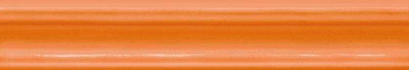 Бордюры Cifre Royal Moldura Naranja, цвет оранжевый, поверхность глянцевая, прямоугольник, 50x300