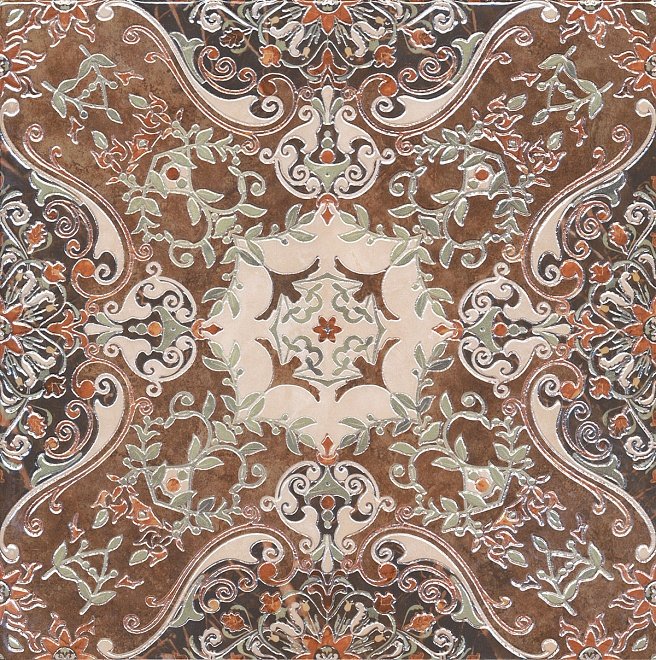 Декоративные элементы Kerama Marazzi Декор Мраморный дворец ковёр центр HGD\A176\SG1550L, цвет разноцветный, поверхность лаппатированная, квадрат, 402x402
