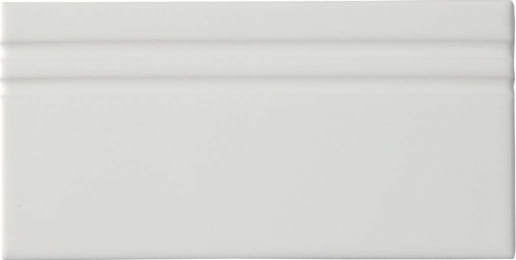 Бордюры Adex ADRI5088 Rodapie Lido White, цвет белый, поверхность глянцевая, прямоугольник, 100x200