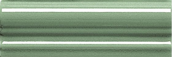 Бордюры Adex ADMO5170 Moldura Italiana PB C/C Verde Oscuro, цвет зелёный, поверхность глянцевая, прямоугольник, 50x150