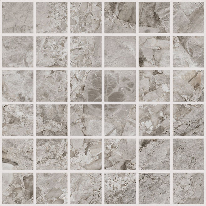 Мозаика Cerdomus Iskra Mosaico Ceppo di Gre Levigato 94455, цвет серый, поверхность полированная, квадрат, 300x300