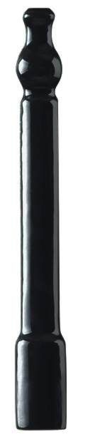 Спецэлементы Grazia Vintage Angolo Zoccalo Black ZOA7, цвет чёрный, поверхность глянцевая, прямоугольник, 200x20