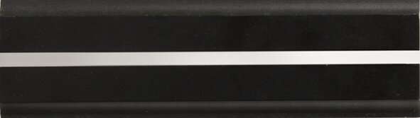 Бордюры Aparici Swan Leda Black Cenefa, цвет серый чёрный, поверхность матовая, прямоугольник, 88x298
