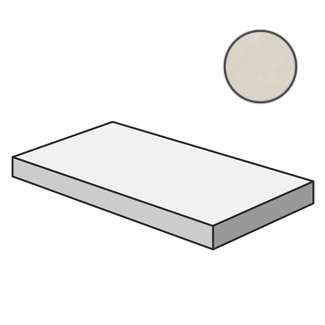 Ступени ABK Docks Grad. Top SX White Rett. DKR03057, цвет бежевый, поверхность матовая, прямоугольник с капиносом, 330x600