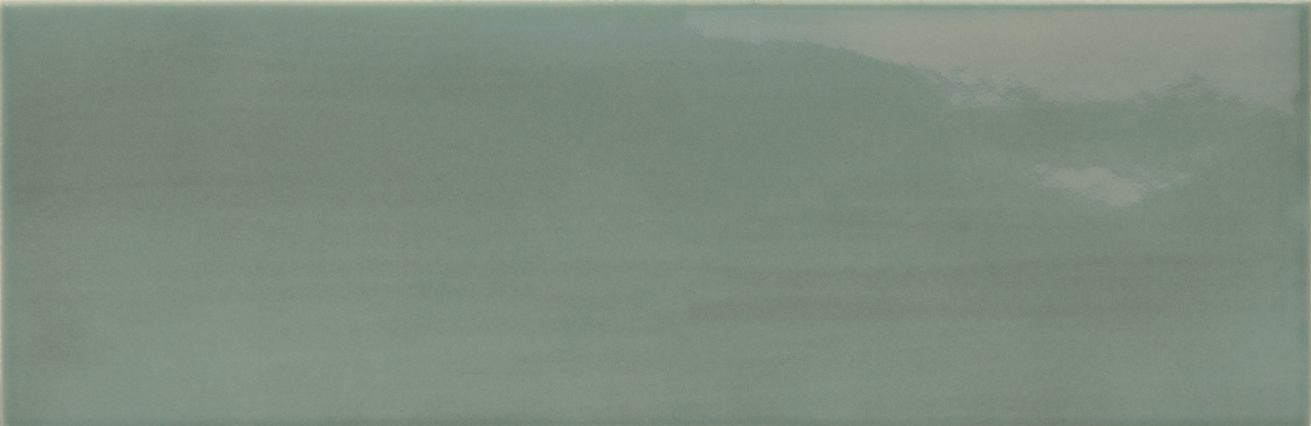 Керамическая плитка Equipe Island Watery 31197, цвет зелёный, поверхность глянцевая, под кирпич, 65x200