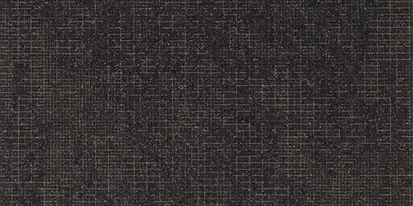 Широкоформатный керамогранит Mutina Cover Grid Black XL-PUCG54, цвет чёрный, поверхность матовая, прямоугольник, 1200x2400