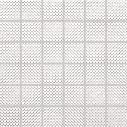 Мозаика Rako Pool GRS05623 (5x5), цвет белый, поверхность структурированная, квадрат, 300x300